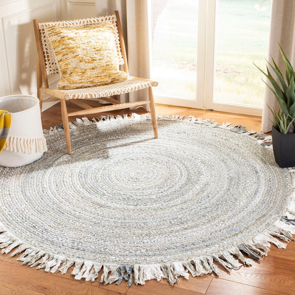 Safavieh Braided 451 Hand Woven Cotton Contemporary Rug BRD451F-6OV