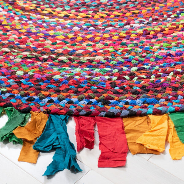 Safavieh Braided 451 Hand Woven Cotton Contemporary Rug BRD451Q-6OV