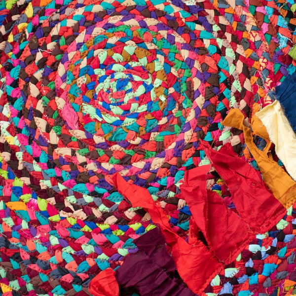 Safavieh Braided 451 Hand Woven Cotton Contemporary Rug BRD451Q-6OV