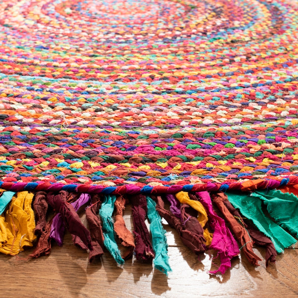 Safavieh Braided 451 Hand Woven Cotton Contemporary Rug BRD451Q-6OV