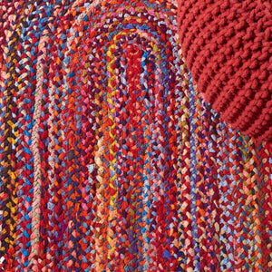 Safavieh Braided 452 Hand Woven Cotton Contemporary Rug BRD452P-6OV