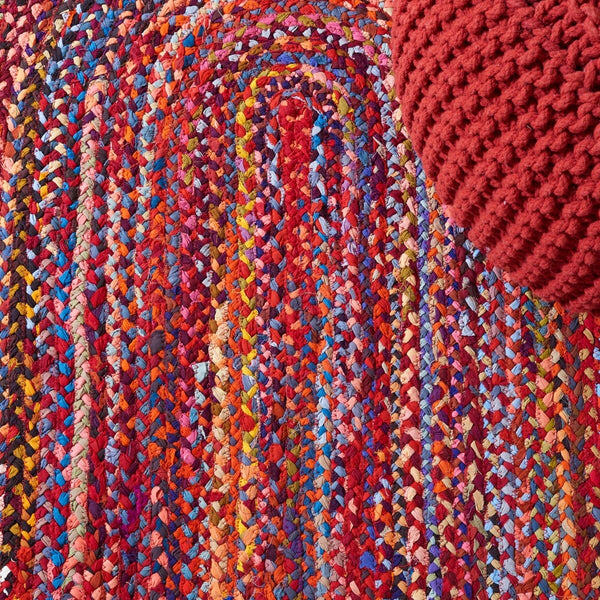 Safavieh Braided 452 Hand Woven Cotton Contemporary Rug BRD452P-6OV