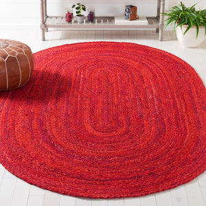 Safavieh Braided 452 Hand Woven Cotton Contemporary Rug BRD452Q-6OV