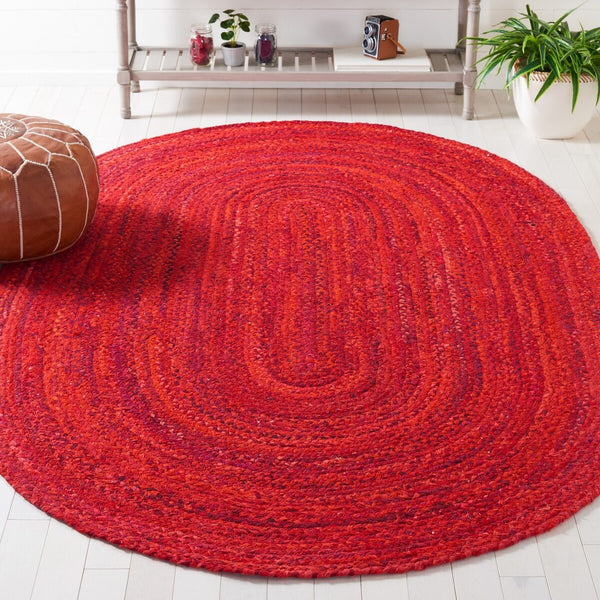 Safavieh Braided 452 Hand Woven Cotton Contemporary Rug BRD452Q-6OV