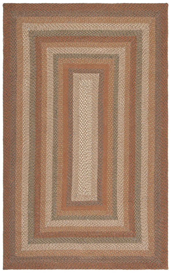 Safavieh Brd652 Flat Weave 100% Jute Rug BRD652A-8