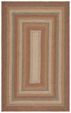 Safavieh Brd652 Flat Weave 100% Jute Rug BRD652A-8