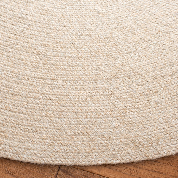 Braided 800 Hand Woven 100% Polyester Contemporary Rug Beige 100% Polyester BRD800B-9R