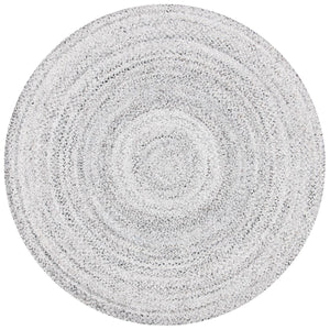 Braided 800 Hand Woven 100% Polyester Contemporary Rug Silver / Charcoal 100% Polyester BRD800G-9R