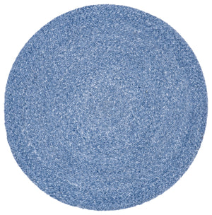 Braided 800 Hand Woven 100% Polyester Contemporary Rug Blue 100% Polyester BRD800M-9R