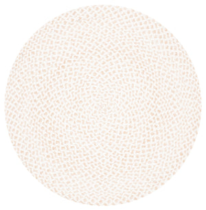 Braided 801 Hand Woven 100% Polyester Contemporary Rug Ivory / Beige 100% Polyester BRD801A-9R