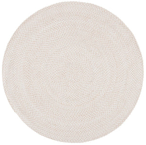 Braided 801 Hand Woven 100% Polyester Contemporary Rug Ivory / Beige 100% Polyester BRD801A-9R