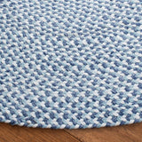 Braided 801 Hand Woven 100% Polyester Contemporary Rug Blue / Aqua 100% Polyester BRD801J-9R