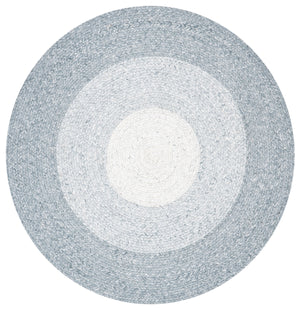 Braided 802 Hand Woven 100% Polyester Contemporary Rug Grey / Ivory 100% Polyester BRD802A-9R