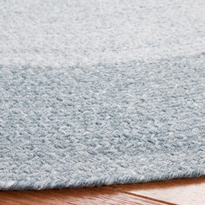 Braided 802 Hand Woven 100% Polyester Contemporary Rug Grey / Ivory 100% Polyester BRD802A-9R