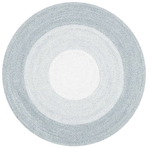 Braided 802 Hand Woven 100% Polyester Contemporary Rug Grey / Ivory 100% Polyester BRD802A-9R