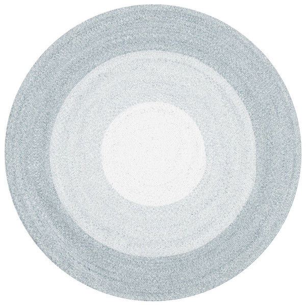 Braided 802 Hand Woven 100% Polyester Contemporary Rug Grey / Ivory 100% Polyester BRD802A-9R