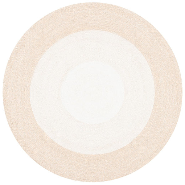 Braided 802 Hand Woven 100% Polyester Contemporary Rug Beige / Ivory 100% Polyester BRD802B-9R