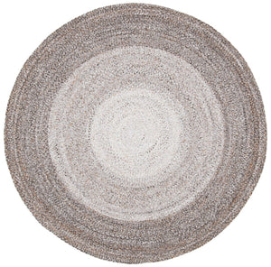 Braided 802 Hand Woven 100% Polyester Contemporary Rug Brown / Beige 100% Polyester BRD802T-9R