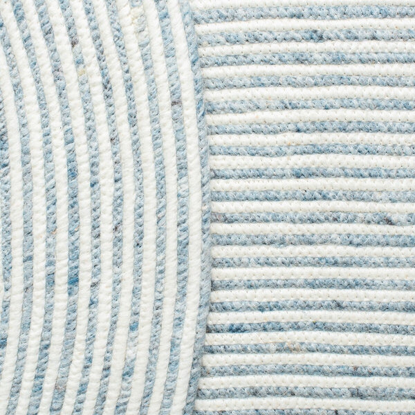 Braided 905 Contemporary Hand Woven 60% Wool, 40% Cotton Rug Grey / Ivory