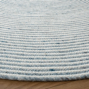 Braided 905 Contemporary Hand Woven 60% Wool, 40% Cotton Rug Grey / Ivory