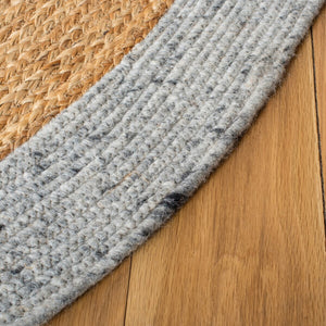 Safavieh Braided 910 Hand Woven 50%Jute, 25% Wool, 25% Cotton Rug BRD910C-6R