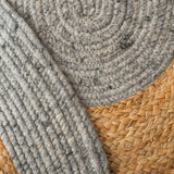 Safavieh Braided 910 Hand Woven 50%Jute, 25% Wool, 25% Cotton Rug BRD910C-6R