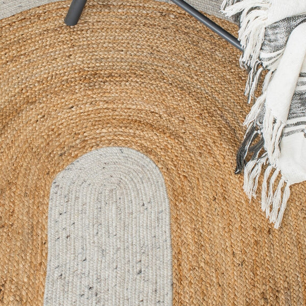 Safavieh Braided 910 Hand Woven 50%Jute, 25% Wool, 25% Cotton Rug BRD910F-6R