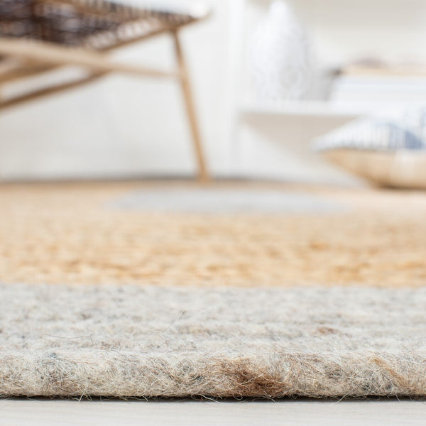 Safavieh Braided 910 Hand Woven 50%Jute, 25% Wool, 25% Cotton Rug BRD910G-6R