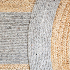 Safavieh Braided 910 Hand Woven 50%Jute, 25% Wool, 25% Cotton Rug BRD910G-6R