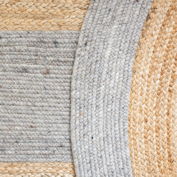 Safavieh Braided 910 Hand Woven 50%Jute, 25% Wool, 25% Cotton Rug BRD910G-6R