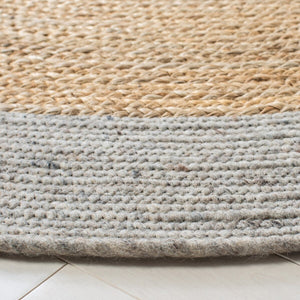 Safavieh Braided 910 Hand Woven 50%Jute, 25% Wool, 25% Cotton Rug BRD910G-6R