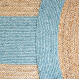 Safavieh Braided 910 Hand Woven 50%Jute, 25% Wool, 25% Cotton Rug BRD910M-6R