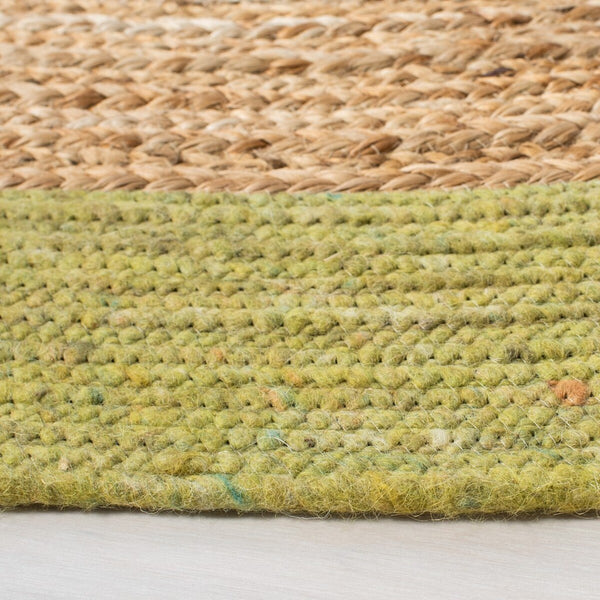 Safavieh Braided 910 Hand Woven 50%Jute, 25% Wool, 25% Cotton Rug BRD910Y-6R