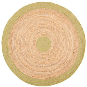 Safavieh Braided 910 Hand Woven 50%Jute, 25% Wool, 25% Cotton Rug BRD910Y-6R