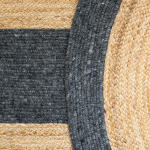 Safavieh Braided 910 Hand Woven 50%Jute, 25% Wool, 25% Cotton Rug BRD910Z-6R