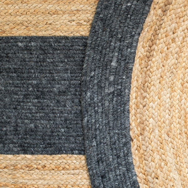 Safavieh Braided 910 Hand Woven 50%Jute, 25% Wool, 25% Cotton Rug BRD910Z-6R