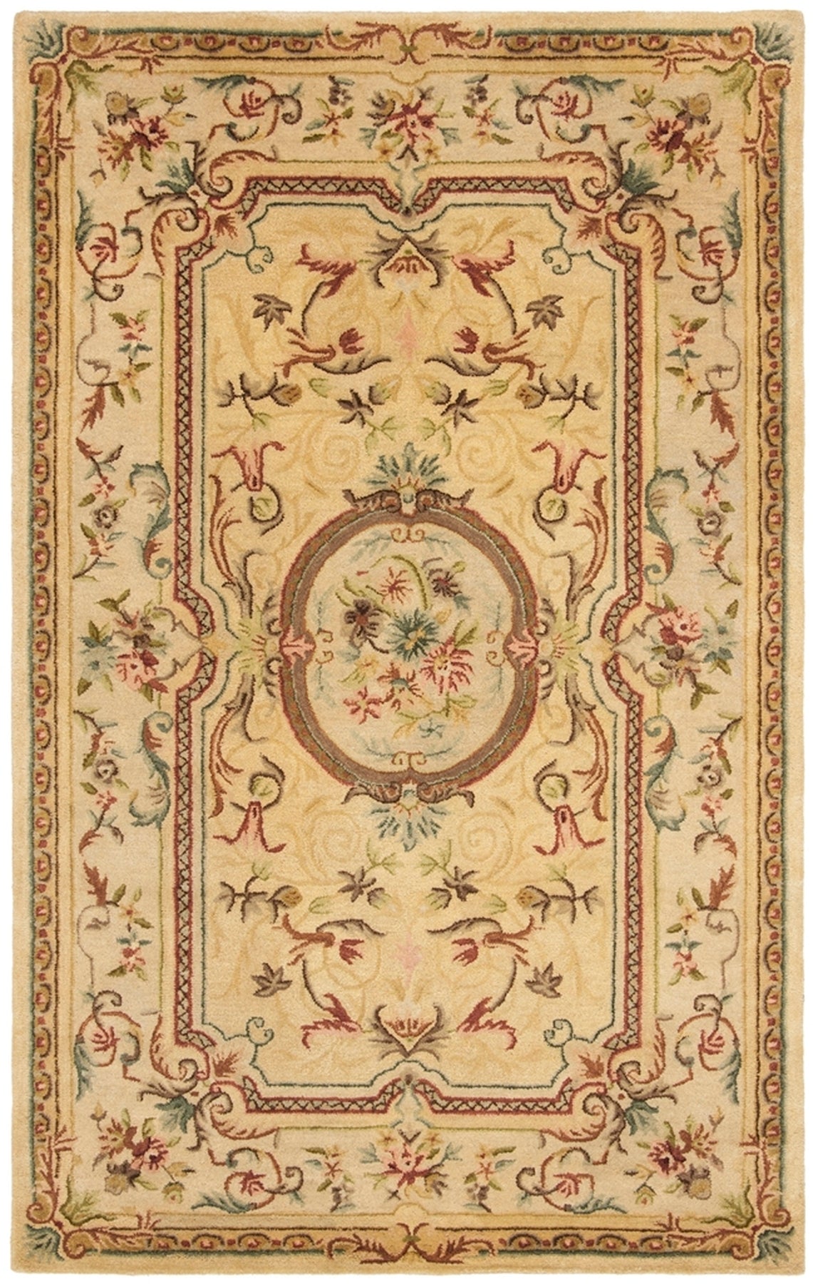 Brg168 Hand Tufted Wool Rug from India | Luxurious 6' Area Rug for Ele