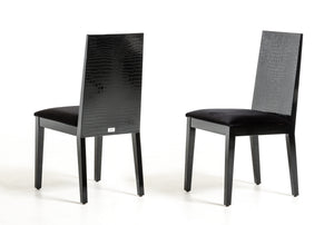 VIG Furniture A&X Bridget Black Dining Chair (Set of 2) VGUN0062-BLK2