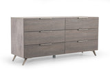 VIG Furniture Queen Nova Domus Bronx Italian Modern Faux Concrete & Grey Bedroom Set VGACBRONX-SET-Q