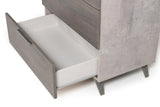 VIG Furniture Queen Nova Domus Bronx Italian Modern Faux Concrete & Grey Bedroom Set VGACBRONX-SET-Q