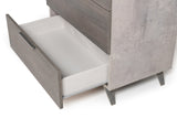 VIG Furniture Nova Domus Bronx Italian Modern Faux Concrete & Grey Bedroom Set VGACBRONX-SET