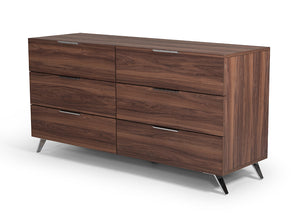 VIG Furniture Nova Domus Brooklyn Italian Modern Walnut Dresser VGACBROOKLYN-DRSR