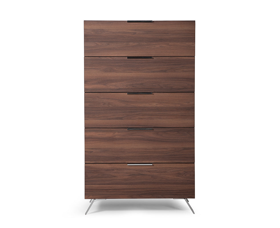 VIG Furniture Nova Domus Brooklyn Italian Modern Walnut Chest VGACBROOKLYN-CHEST