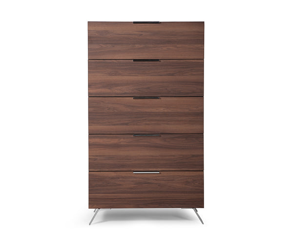 VIG Furniture Nova Domus Brooklyn Italian Modern Walnut Chest VGACBROOKLYN-CHEST