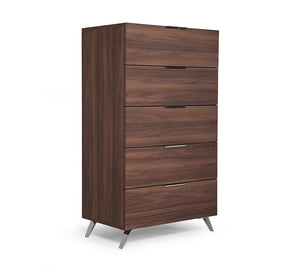 VIG Furniture Nova Domus Brooklyn Italian Modern Walnut Chest VGACBROOKLYN-CHEST