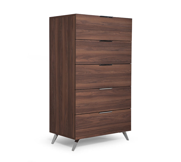 VIG Furniture Nova Domus Brooklyn Italian Modern Walnut Chest VGACBROOKLYN-CHEST