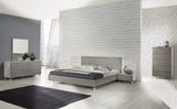 VIG Furniture Nova Domus Bronx Italian Modern Faux Concrete & Grey Bed VGACBRONX-BED