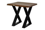 Porter Designs Manzanita Live Edge Solid Acacia Wood Natural End Table Brown 05-196-07-2340X-KIT