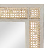 Cavendish Boho Mirror with Wicker Caning, Natural Noble House