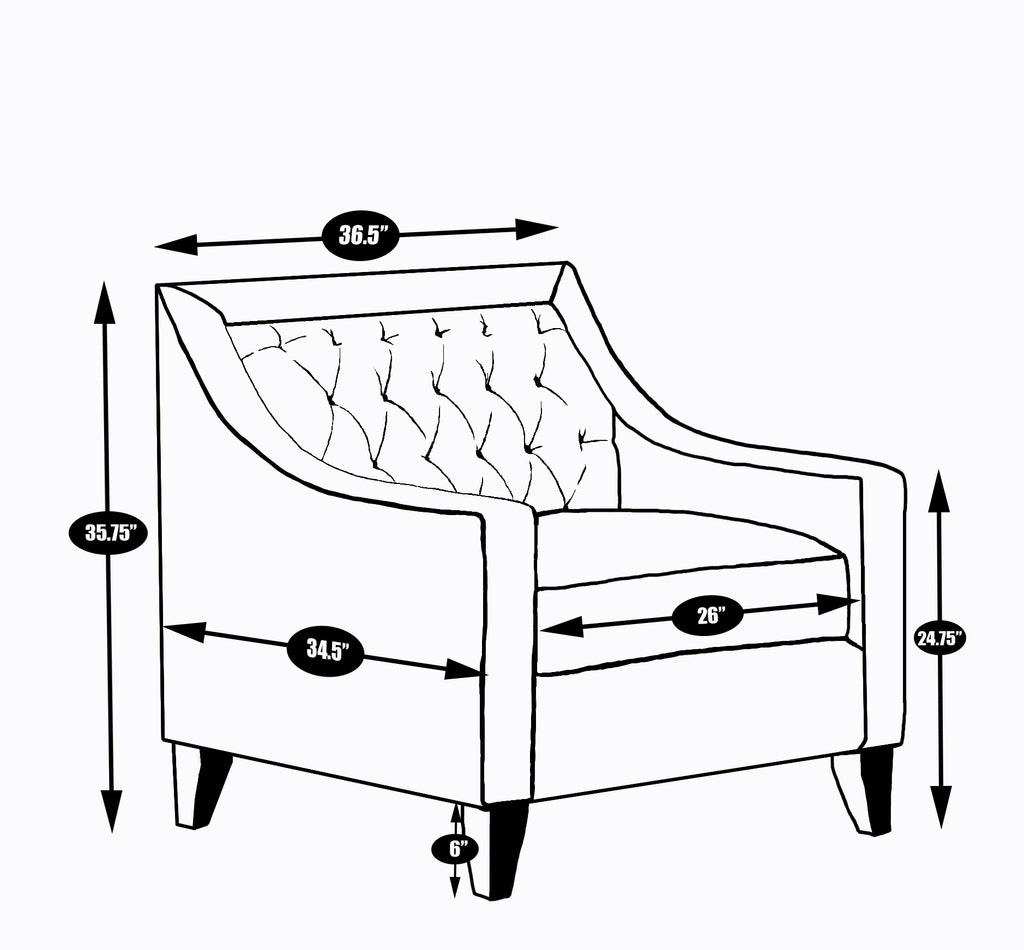 Aberdeen Beige Linen Club Chair